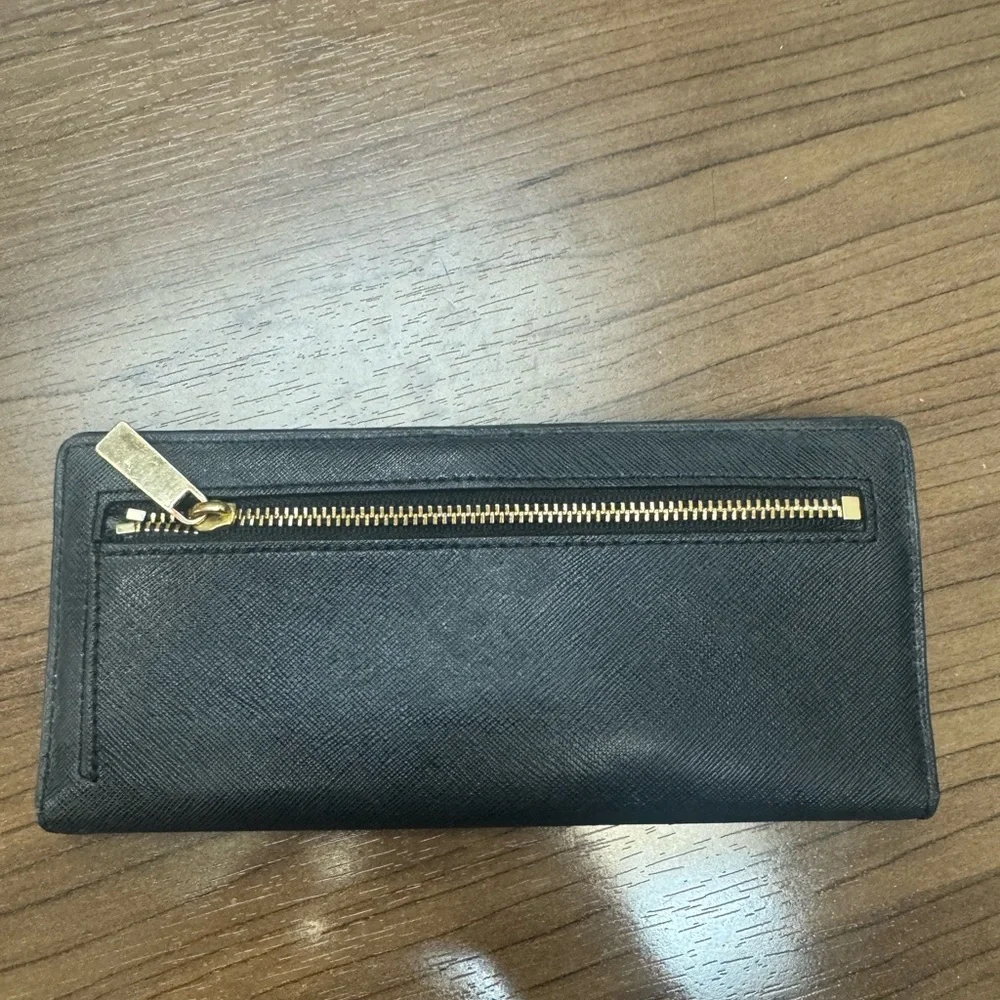 Tory Burch Black Leather Wallet - Picture 4 of 4